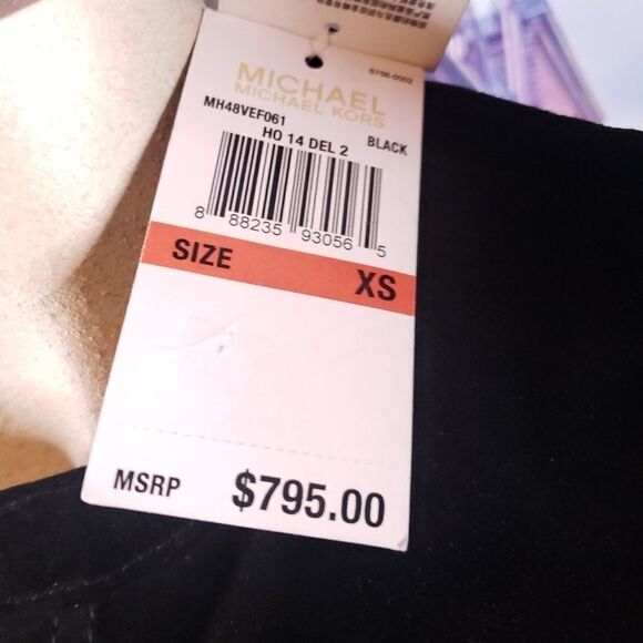 Michael Kors Black Suede Dress XS - Picture 4 of 8